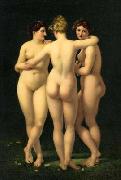 Baron Jean-Baptiste Regnault The Three Graces oil painting